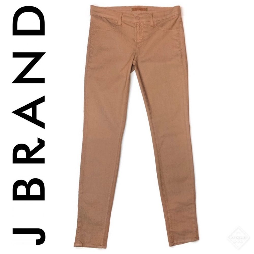 J Brand 620 Bourbon Mid-Rise Super Skinny Bourbon